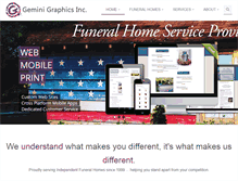 Tablet Screenshot of geminigraphicsinc.com